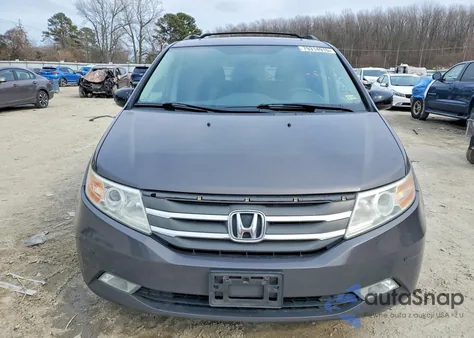 2013 Honda Odyssey Touring from USA, damaged, VIN 5FNRL5H93DB029434
